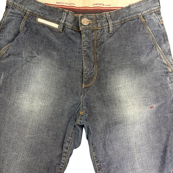 Atelier Gardeur Blue Jeans Pants Mens Size 34x34 - Picture 2 of 6
